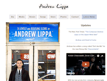 Tablet Screenshot of andrewlippa.com